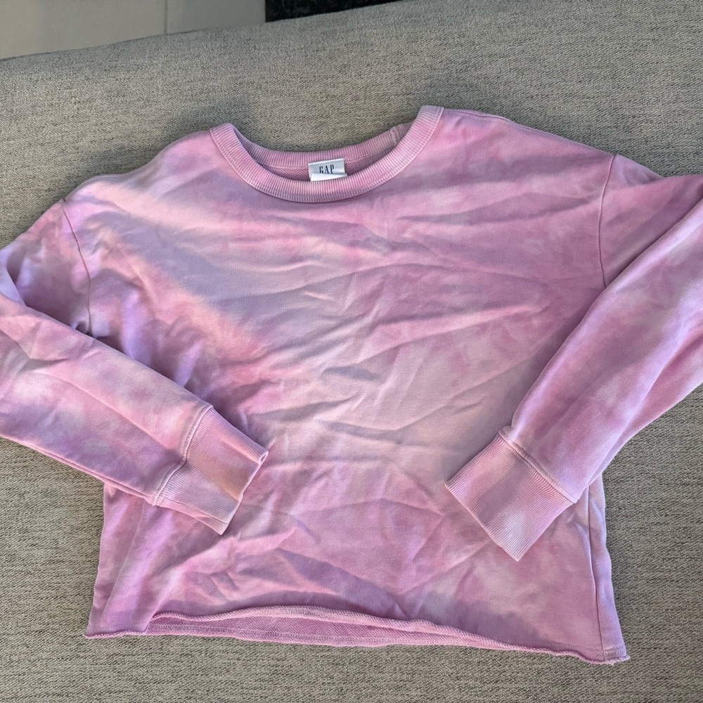 Gap purple tie-dye sweatshirt-8